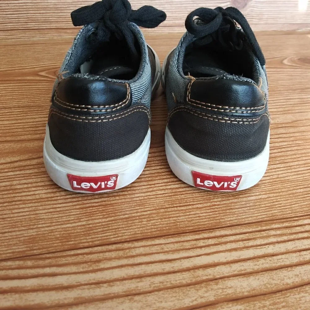 LEVI'S blue denim boy's sneakers size 12